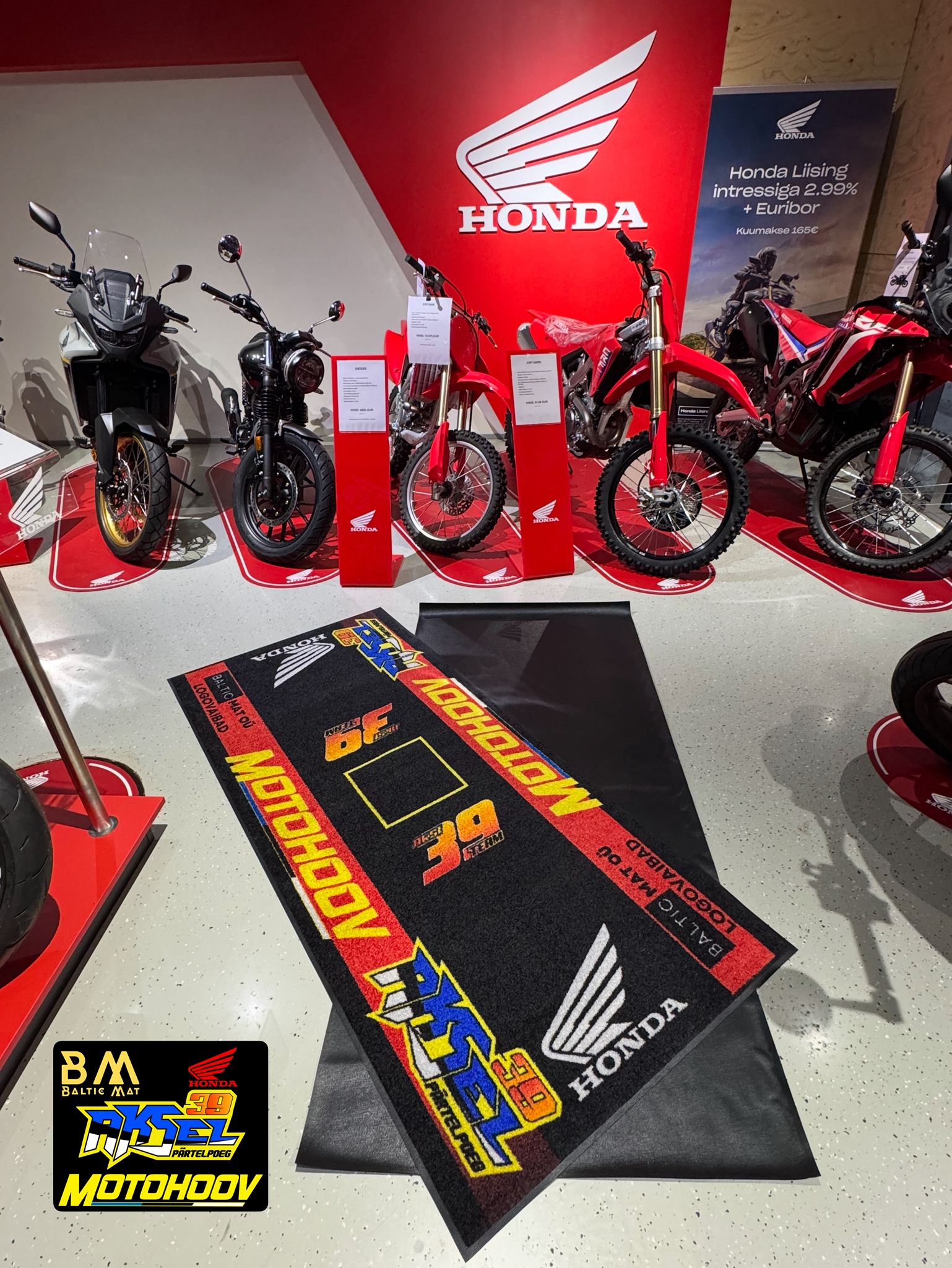 Motohoov / Honda logovaip